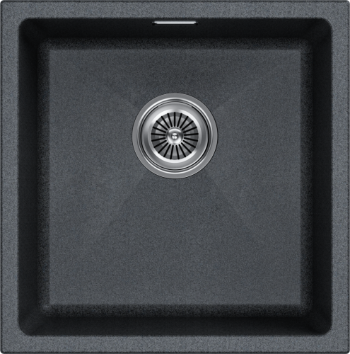 Кухонная мойка Paulmark LUMI 45UNI LU45-DG 45х45 цвет серый